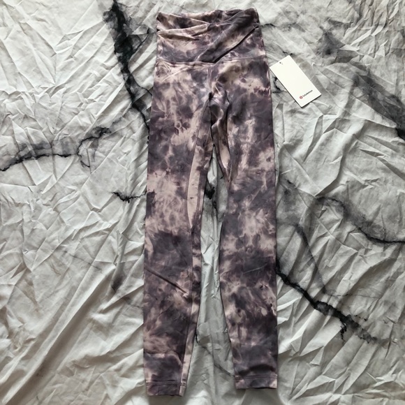 NWT Lulu Align Diamond Dye Criss Cross Leggings - Picture 4 of 7